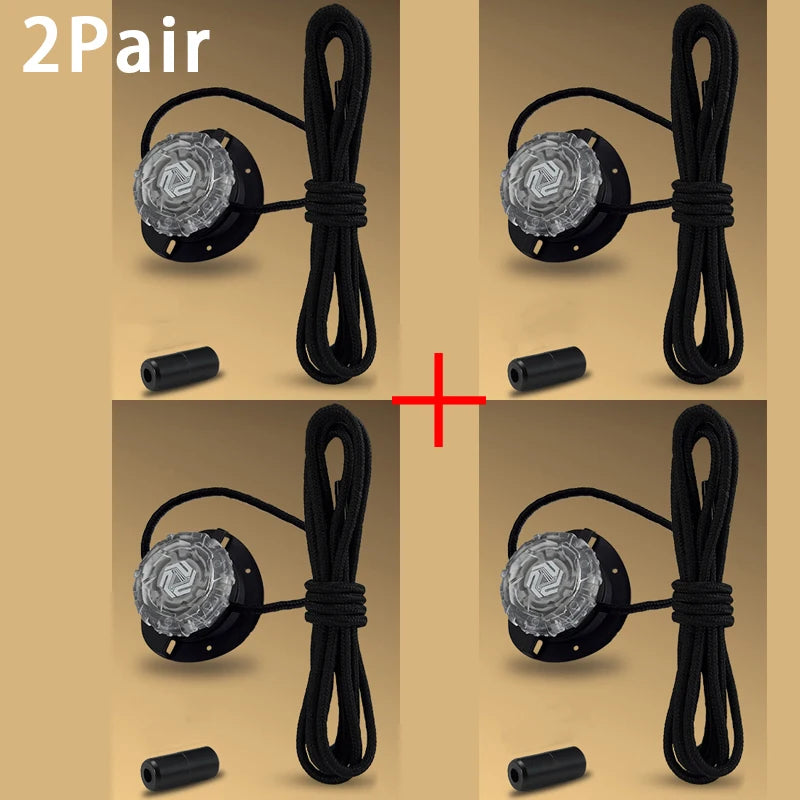Automatic Shoe Laces No Tie Shoelaces Swivel Buckle Laces Sneakers Thick Rope Shoelace Children Adult Quick Shoe Laces Unisex