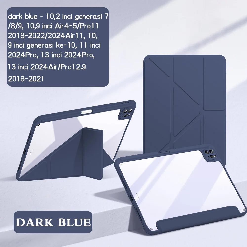 Case For iPad Pro 11 12 9 Inch 2020 2022 2024 Cover For iPad 9th 10th 7th 8th Air 4 5 10.2 10.9 Cover iPad Mini 6 7 Tablet Cases