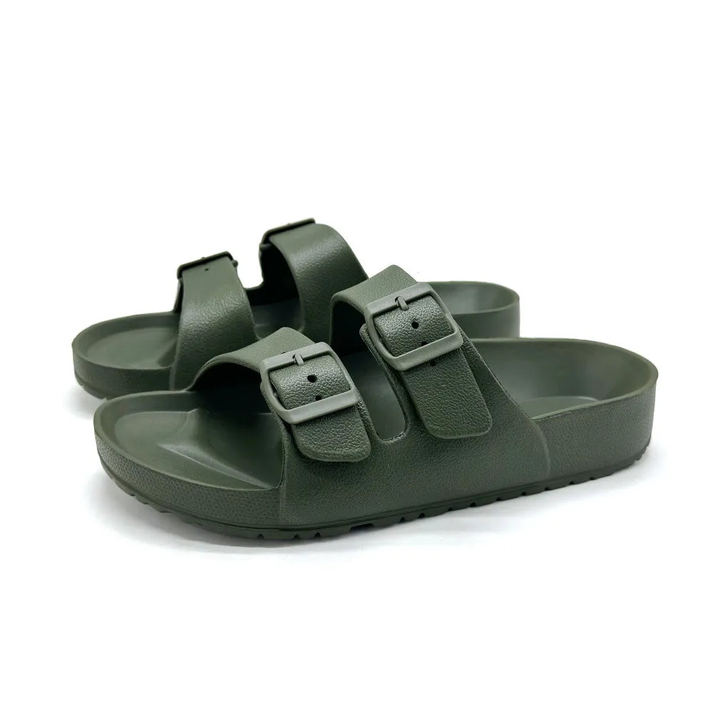 Shevalues Summer Fashion Sandals For Women New Non-slip Outdoor Beach Slippers Soft Comfort EVA Sandals Casual Women Home Slides