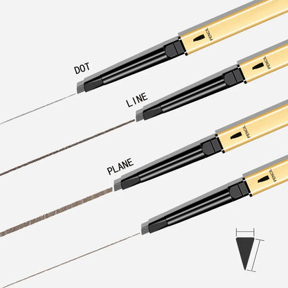 Dual-Ended Waterproof Eyebrow Pencil – Precise, Long-Lasting & Smudge-Proof Brow Makeup