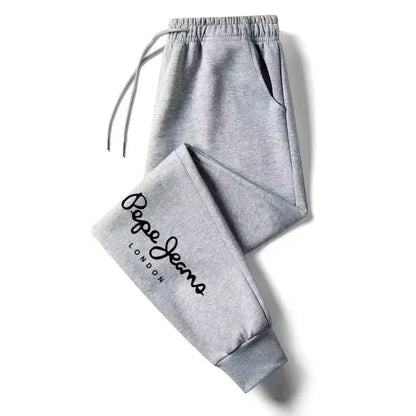 Stylish Men's High-Quality Sports Pants, Fashionable Casual Printed Running Pants, Suitable for Spring and Autumn Jogging