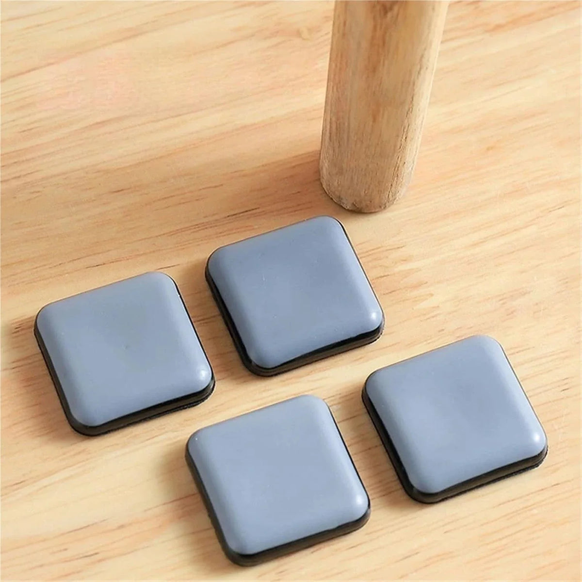 PTFE Square Feet Glider Sliding Pads Home Furniture Sliders Floor Mover Pads for Household Hardware