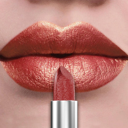 21Colors Bold & Intense Glitter Shiny Metallic Lipstick Pearlescent Lip Tint,Long Lasting Lip Senior Matte Lip Makeup Gifts for