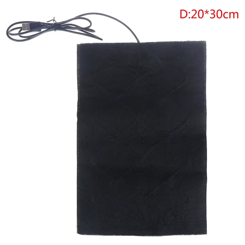 5V Temperature USB High Temperature Heater – Carbon Fiber Far Infrared Heater, Waist & Knee Pad Electric Heater 50℃-60℃
