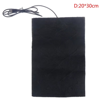 5V Temperature USB High Temperature Heater – Carbon Fiber Far Infrared Heater, Waist & Knee Pad Electric Heater 50℃-60℃