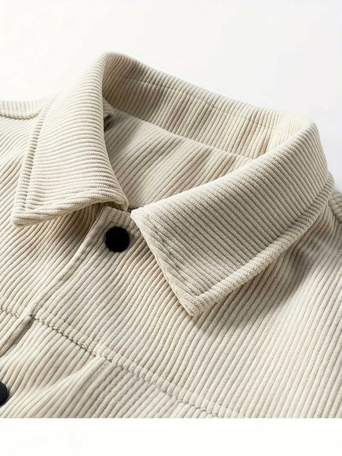 New Autumn Corduroy Jacket for Men with a Lapel, Trendy Japanese Style Loose Coat