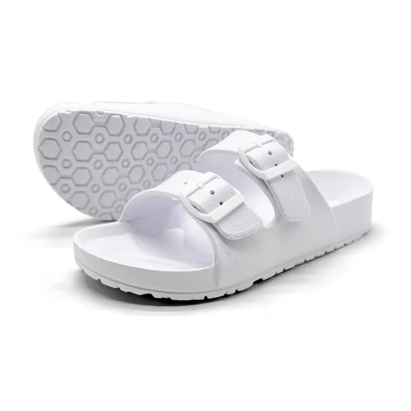 Shevalues Summer Fashion Sandals For Women New Non-slip Outdoor Beach Slippers Soft Comfort EVA Sandals Casual Women Home Slides
