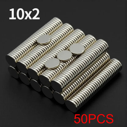 Powerful Neodymium Magnet N35 NdfeB Permanent Magnetic imanes Round Super Strong Fridge Magnets DIY 2/4/5/6/8/10x2/3mm
