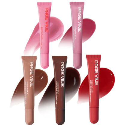 Moisturizing Phone Case Lip Gloss Moisturizer Lipstick Toast Concentrated Raspberry Jelly Transparent Lip Gloss