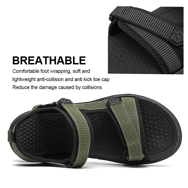 Summer Men Sandals Fashion Leisure Beach Holiday Sandals for Mens Lightweight Shoes New Outdoor Comfortable Casual Sandalie
