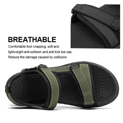 Summer Men Sandals Fashion Leisure Beach Holiday Sandals for Mens Lightweight Shoes New Outdoor Comfortable Casual Sandalie