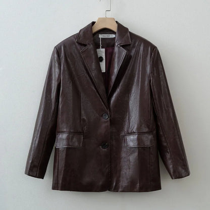 Fall / Autumn Winter New Women Fashion  Basic Jacket Basic Blazer