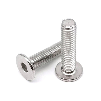 CM M2 M2.5 M3 M4 M5 M6 M8 Hex Hexagon Socket Ultra Thin Flat Wafer Allen Head Bolt Screw 304 A2-70 Stainless Steel