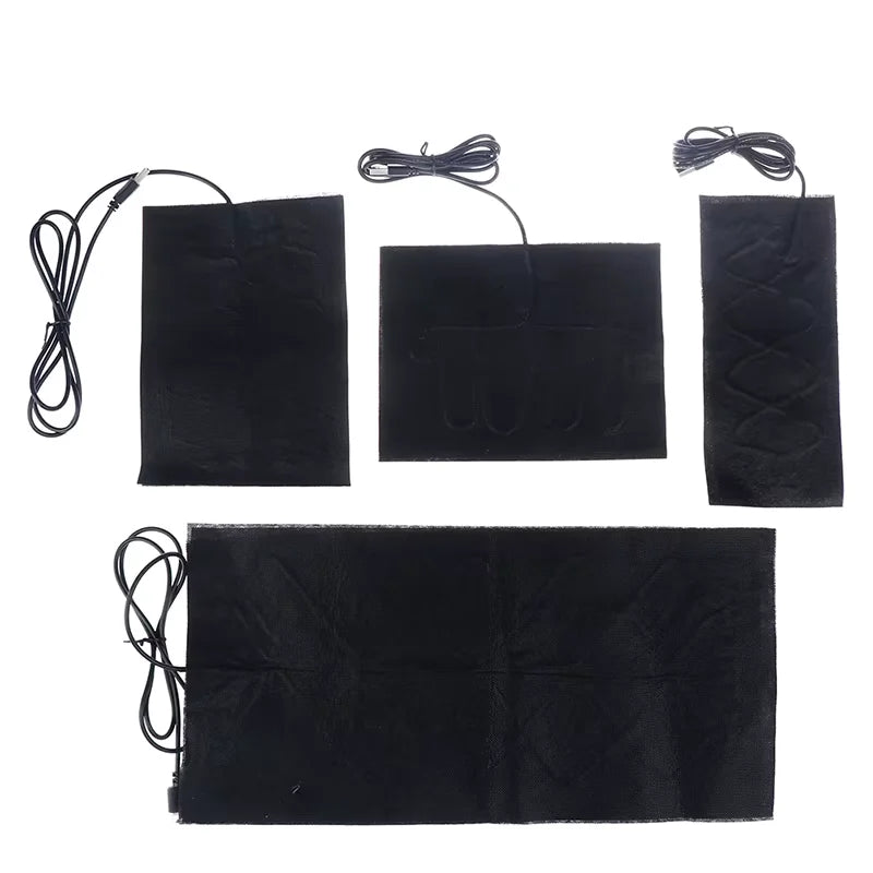 5V Temperature USB High Temperature Heater – Carbon Fiber Far Infrared Heater, Waist & Knee Pad Electric Heater 50℃-60℃