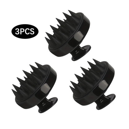 Silicone Shampoo Brush Head Scalp Massage Comb Hair Root Itching Clean The Scalp Thoroughly Body Massage Brush Bath Brush