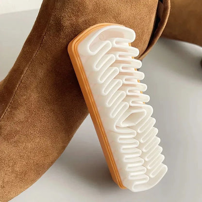New Suede Shoe Brush Eraser Stain Remover for Snow Boots Suede Shoes and Sneakers Winter Rubber Crepe Shoe Brush Home Tools