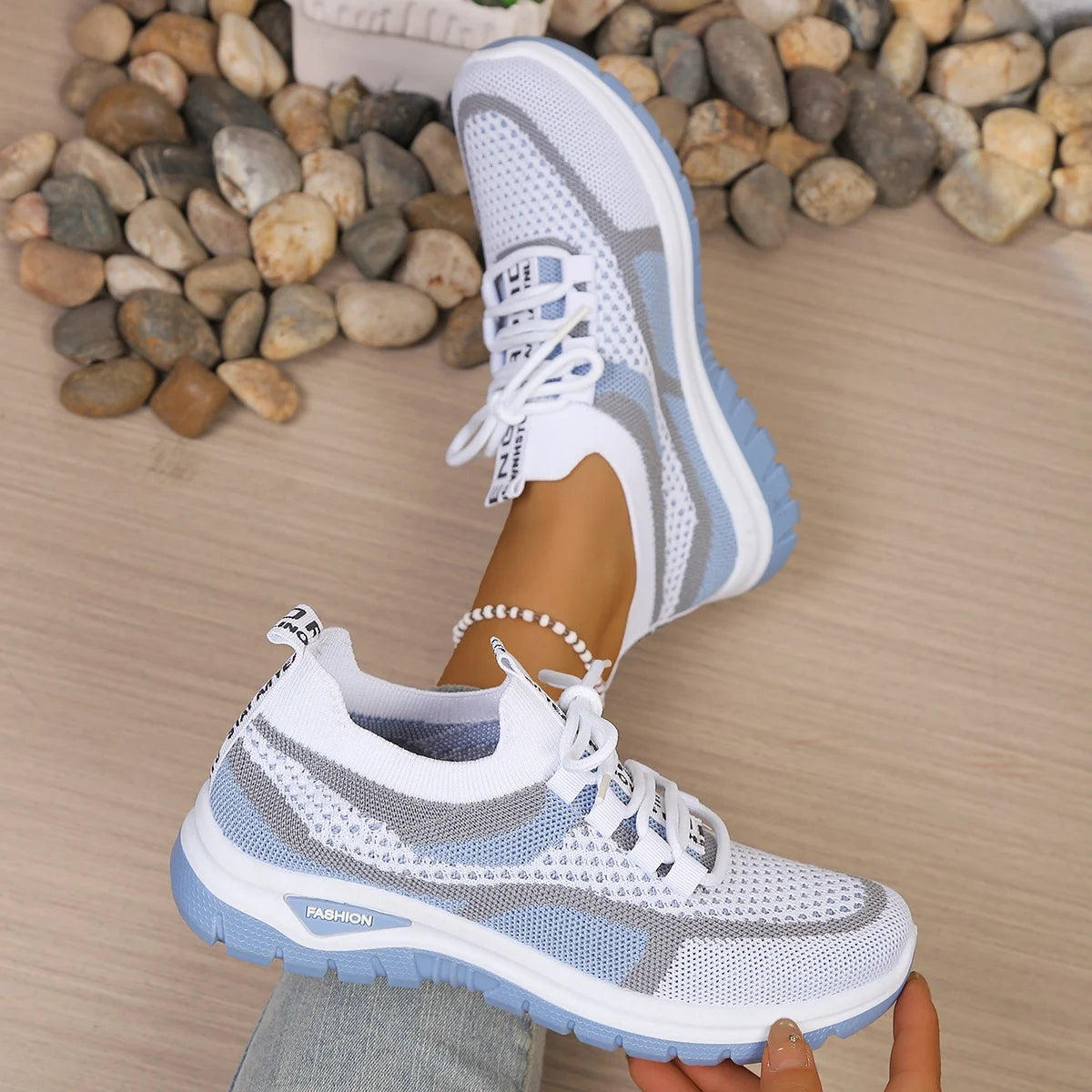 Women's Shoes Autumn 2026 Casual Sneaker New Style Two‑Color Single Shoes Versatile Fashionable Work Shoes Free Shipping