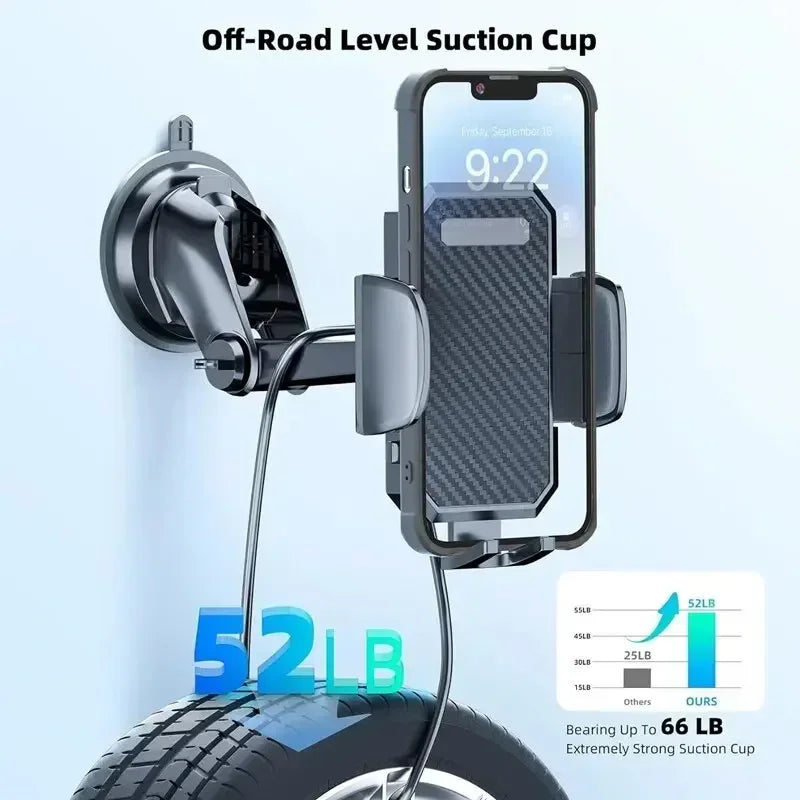 360° Rotation Car Phone Holder NEW Sucker Mount Cellphone Stand Stable Suction Cup Support in Car Universal Mobilephone Bracket