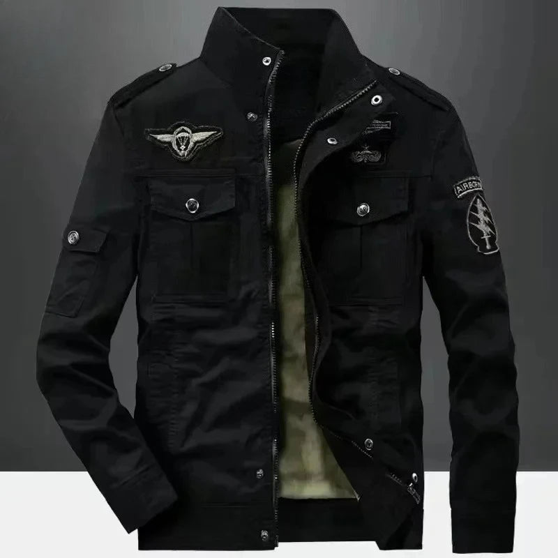 New Casual Climbing Pilots Jacket Men Plus Size 6XL Jaqueta Masculina Working Clothes Spring Autumn Cargo Mens Jackets Coat