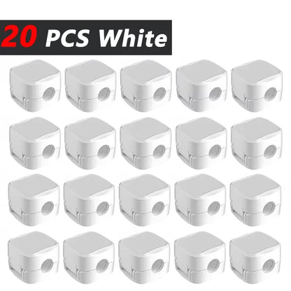 Magnetic Cable Clip Cable Holder,Adhesive Wire Keeper Cord Cable Organizer ,Usb Charging Line Winder For Office Desktop Home