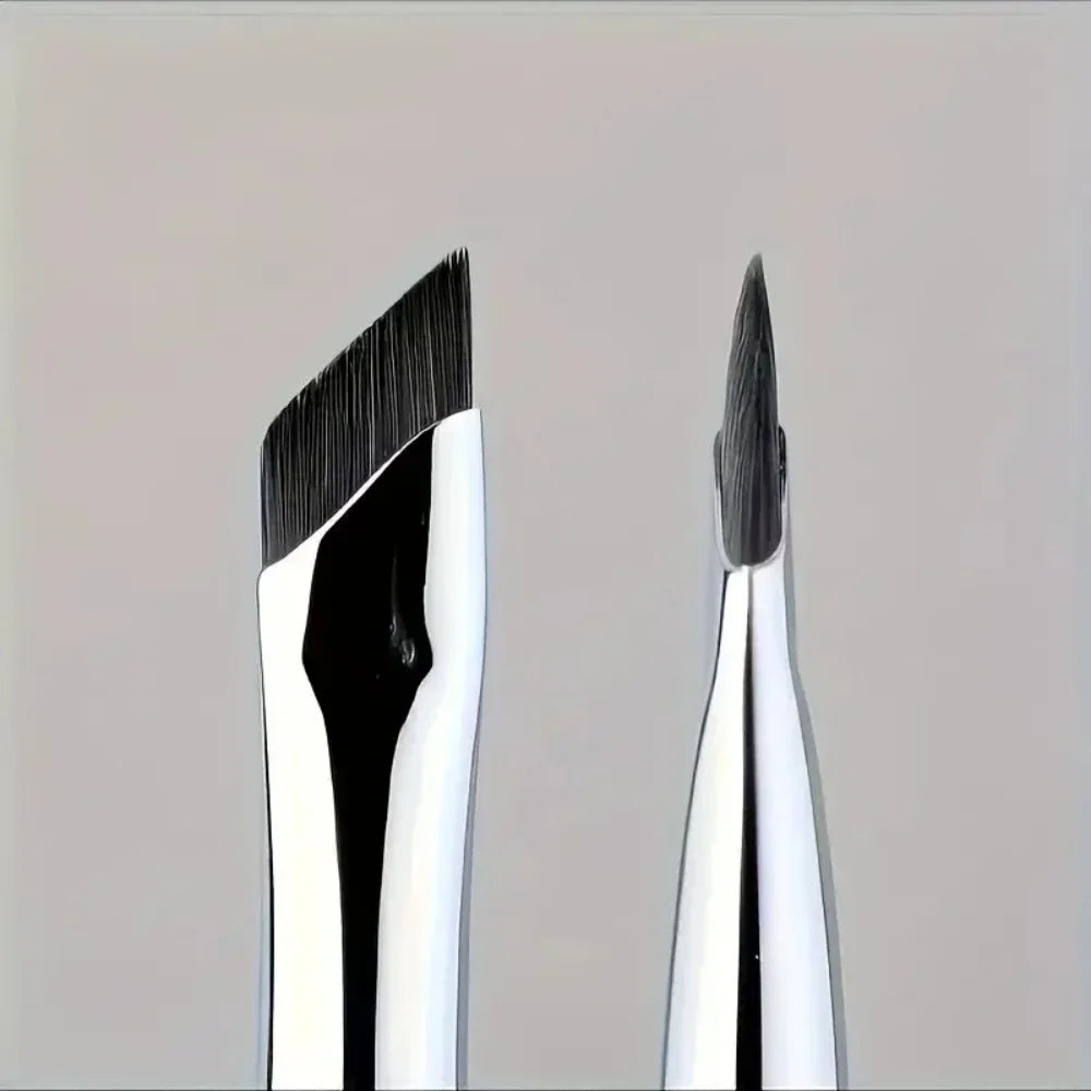 1/2/5Pcs Ultra Thin Fine Angle Flat Eyebrow Brush Eyeliner Brush Upgrade Blade Under The Eyes Place Precise Detail Eyebrow Brush