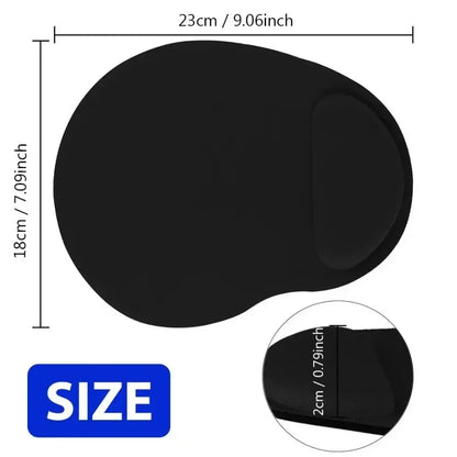 2025 Ergonomic Wrist Rest Mouse Pad Comfortable Wrist Support Non Slip Mice Mat Soft Mousepad For PC Laptop Computer