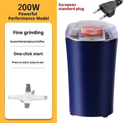 Portable Coffee Grinder Food Grinder 500ML 8 Blades Multipurpose Fine Grinder Crusher Pepper Grinder