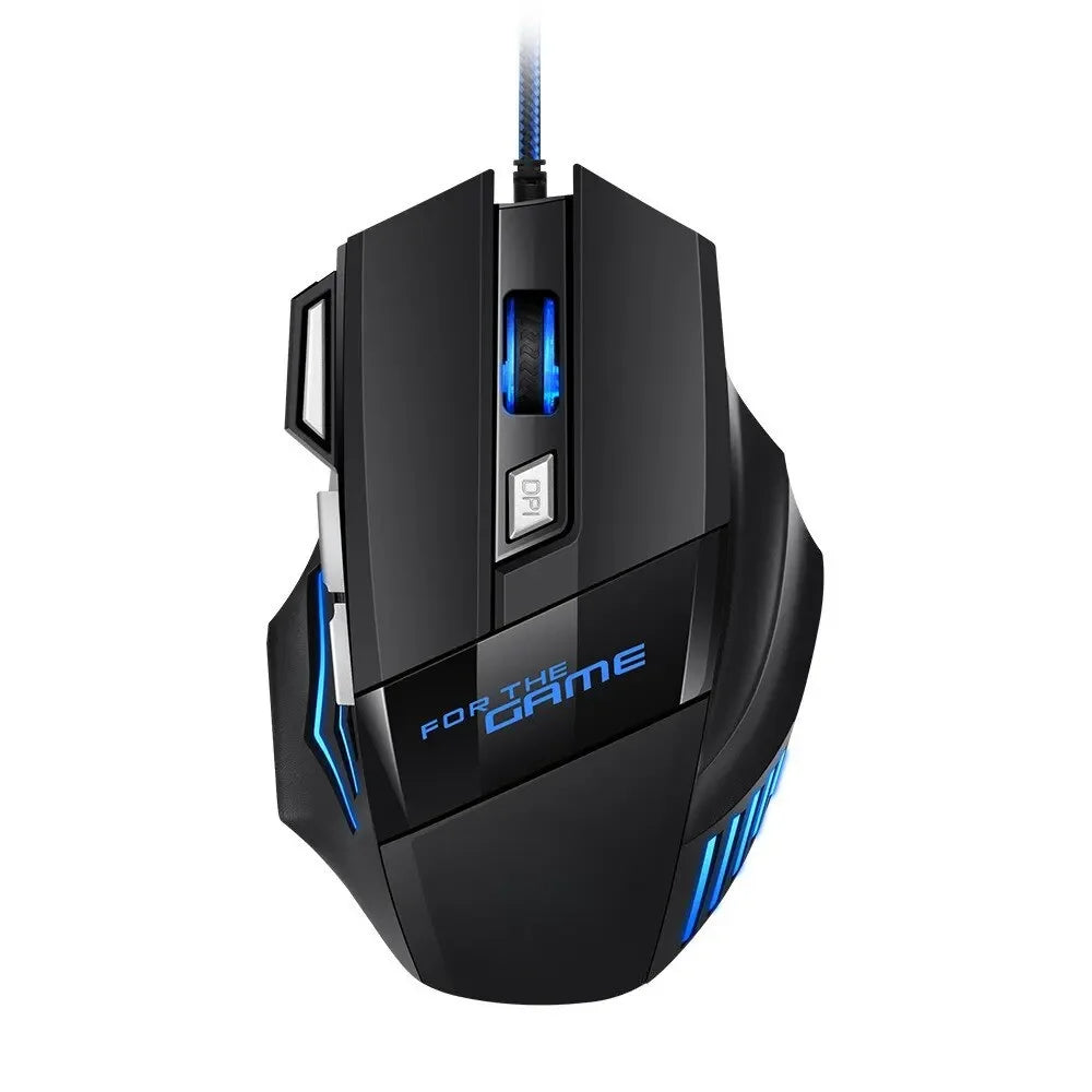 Gaming Mouse RGB Backlit Ergonomic Game Mice 7D Esports Wired Mouse Computer Mouse for Laptop PC Desktop Gamer