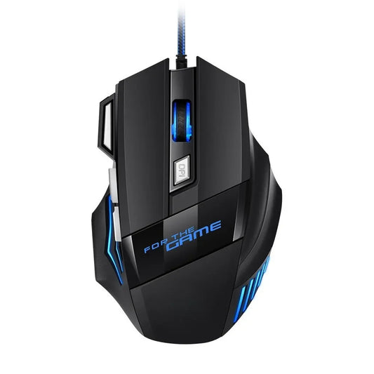 Gaming Mouse RGB Backlit Ergonomic Game Mice 7D Esports Wired Mouse Computer Mouse for Laptop PC Desktop Gamer