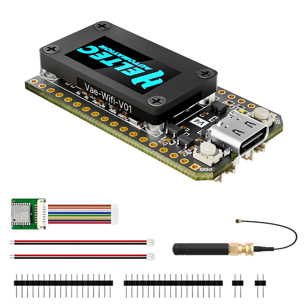 Heltec V4.3 Meshcore Meshtastic GPS ESP32 SX1262 0.96inch OLED Solar Powered Dev-Board Mesh Network WiFi LoRa BLE 28dBm