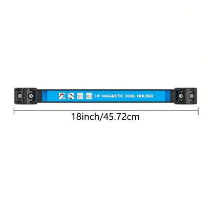 8,12,18,24inch Magnetic Tool Holder Heavy Duty Tool Bar,Space Saving Metal Organizer Rack Tool for Workshop Garage Home