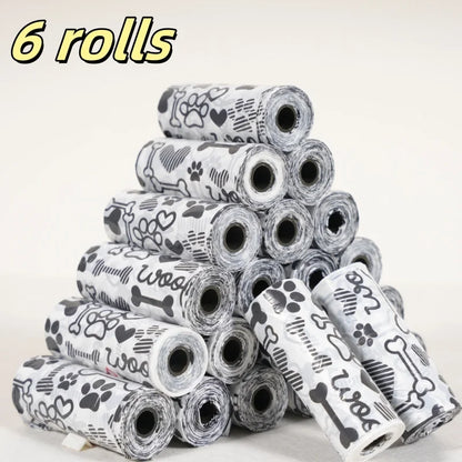 180PCS Dog Waste Bags Thick Leakproof Pet Poop Bags with Easy Carry Rolls for Dogs Cats Walking Outdoor Cleaning