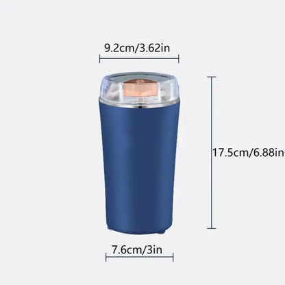 Portable Coffee Grinder Food Grinder 500ML 8 Blades Multipurpose Fine Grinder Crusher Pepper Grinder