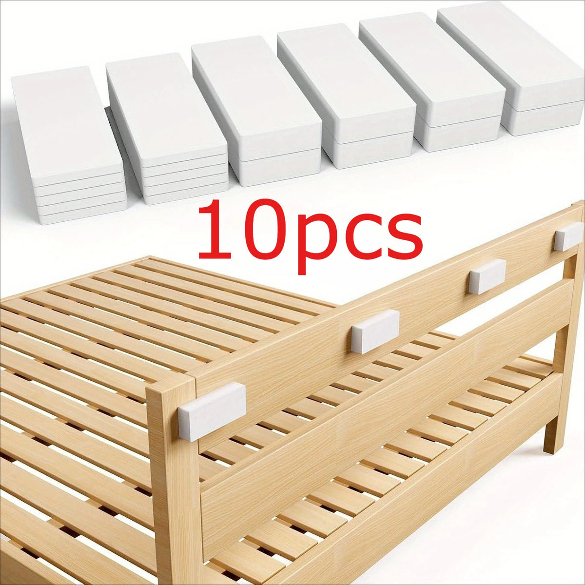 10pcs High-Density Foam Wall Protector Set - Durable Furniture Padding for Beds&Sofas, Scratch & Damage Prevention, Matte Finish