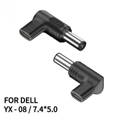 20V100W Laptop Power Adapter Connector DC Plug USB Type C Female to DC Male Jack Converter for Hp Dell Asus Acer Lenovo Notebook