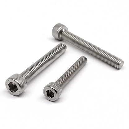 HZYUEGOU M2 M2.5 M3 M3.5 M4 M5 M6 M8 Over Ultra Long 200mm 304 A2 Stainless Steel Allen Hexagon Hex Socket Head Cap Bolt Screw