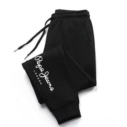 Stylish Men's High-Quality Sports Pants, Fashionable Casual Printed Running Pants, Suitable for Spring and Autumn Jogging