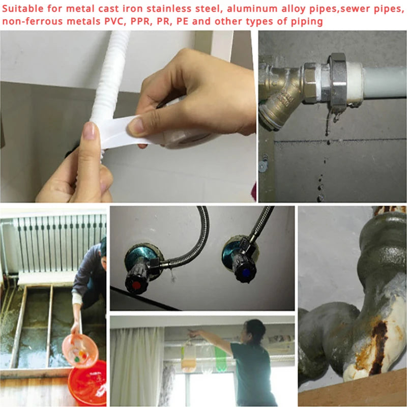 Versatile Self-Fusing Silicone Tape - Waterproof, High-Temperature Resistant for Leak Repair & Insulation, Easy Cut to Size