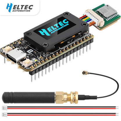 Heltec V4.3 Meshcore Meshtastic GPS ESP32 SX1262 0.96inch OLED Solar Powered Dev-Board Mesh Network WiFi LoRa BLE 28dBm