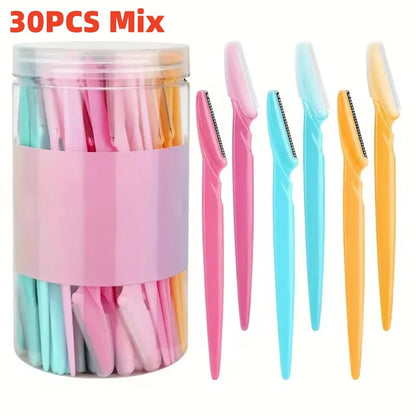 15 Multifunctional Facial Trimming Set, Suitable for Both Women And Men - Eyebrow Trimmer with Safety Cover, Suitable for Eyebro