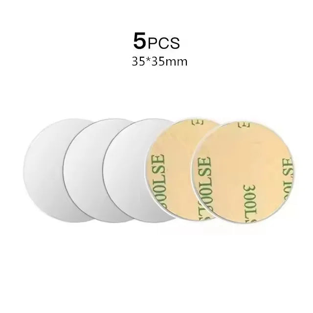 5/10PCS Magnetic Metal Plate Disk Car Phone Holder Stickers Magnetic Patch Sticker for Tablet Mobile Phone Car Stand Mount