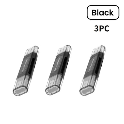 4 in 1 USB Type C Multifunction Card Reader SD TF Card Reader For IPhone15 16 PC Laptop USB2.0 Smart Storage Card Reader Adapter