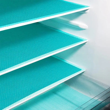 4PCS EVA Waterproof Refrigerator Liner Mat Washable Mildew Kitchen Pad Anti-oil Cabinet Drawer Placemat Heat-insulat Fridge Mat
