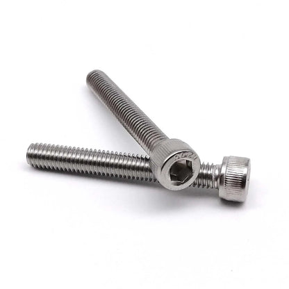 HZYUEGOU M2 M2.5 M3 M3.5 M4 M5 M6 M8 Over Ultra Long 200mm 304 A2 Stainless Steel Allen Hexagon Hex Socket Head Cap Bolt Screw