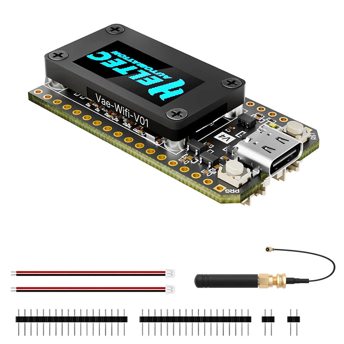 Heltec V4.3 Meshcore Meshtastic GPS ESP32 SX1262 0.96inch OLED Solar Powered Dev-Board Mesh Network WiFi LoRa BLE 28dBm