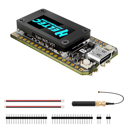 Heltec V4.3 Meshcore Meshtastic GPS ESP32 SX1262 0.96inch OLED Solar Powered Dev-Board Mesh Network WiFi LoRa BLE 28dBm