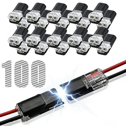 2 Pin Way Plug Car Wire Cable Auto Electrical Connector Strip Terminal Connection Tools New Waterproof Electrical Connector