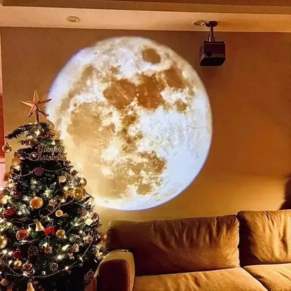 1-Planet Projection Light Moon Earth Bedroom Ceiling USB Night Light Ins Background Atmosphere Light for Kids Bedroom Wall Decor