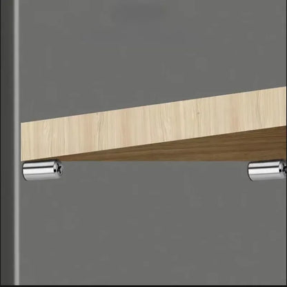 20pcs Self-tapping Screws Cabinet Bracket Laminate Support Glass Studs Pegs Nonslip Partition Nail For Wooden Cabinets Wardrobes