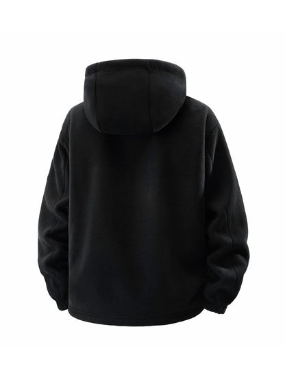 Men's Autumn and Winter Outdoor Hooded Jacket, Suitable for Daily Wear at Home, for Travel, Parties, Commuting, Outdoor Fashion Versatile, Enhances Temperament, Streetwear, Travel Wear.